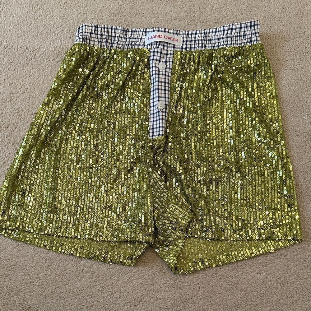 New Handover sequin shorts XS